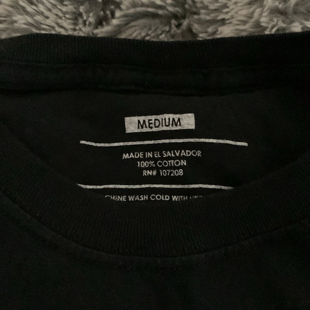 NASA Tee Mens SzM black neon graphic - Picture 4 of 4